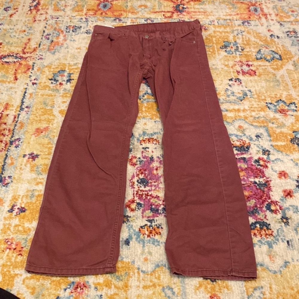 Burgundy Levi 514s